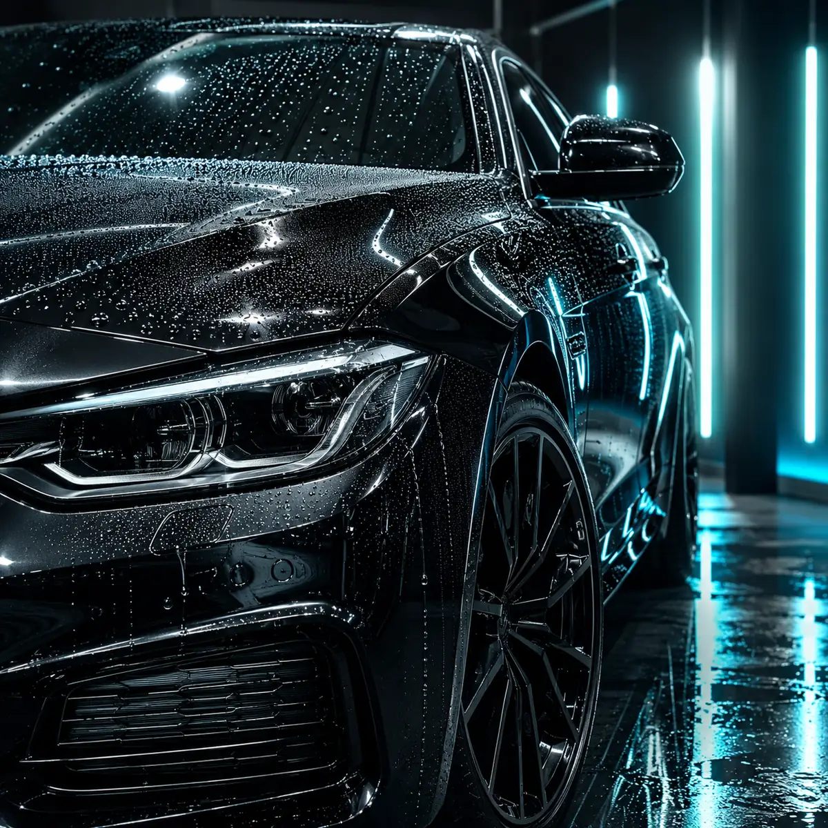 Graphene ceramic coating application at MAD Auto Detailing