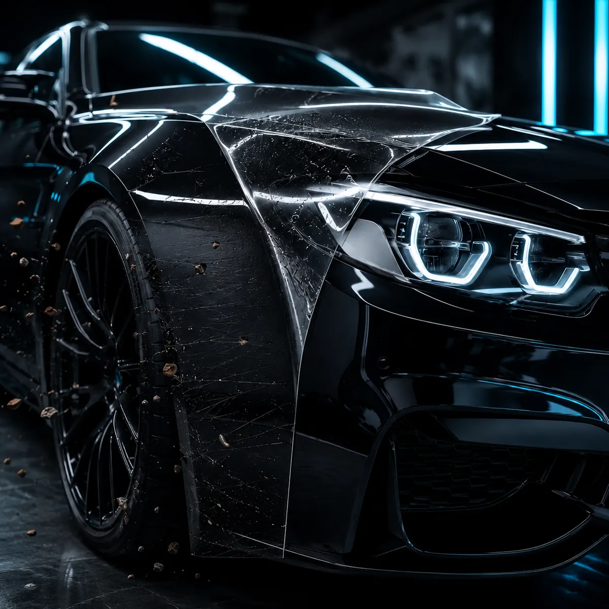 Paint protection film installation at MAD Auto Detailing, Bandar Rimbayu